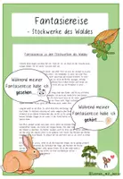 Vorschau - Arbeitsblätter - Materialpaket Fantasiereise zum Themengebiet Wald - Sachunterricht - Seite 1