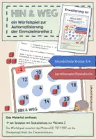 Vorschau - Spiele - Einmaleins - Lernspiel zur Automatisierung - Deckblatt