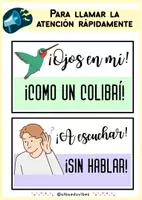 Vista previa - Refuerzo / NEE / Materiales de apoyo - Llamadas y respuestas (Posters) Clase - página 3