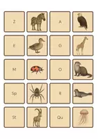 Vorschau - Spiele - Merk es dir! Anlaute (Tiere) - 3-fach differenziert - Seite 3