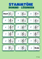 Vorschau - Spiele - Stammtöne Domino mit Lösungen - Notennamen lernen a bis h2 - Deckblatt