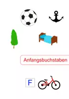 Vorschau - Arbeitsblätter - Klettmappenvorlage - Anfangsbuchstaben A5 - Deckblatt