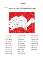 Vorschau - Arbeitsblätter - ggT und kgV - Ausmalbild - Seite 3