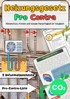 Vorschau - Arbeitsblätter - Heizungsgesetz Pro- Contra Erörterung - Deckblatt