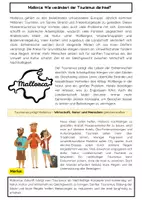 Vorschau - Arbeitsblätter - Mallorca: Wie verändert der Tourismus die Insel? - Seite 1