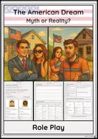 Vorschau - Arbeitsblätter - The American Dream – Rollenspiel & Sprechaufgabe (Englisch, Klasse 9/10) - Seite 1