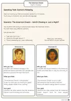 Vorschau - Arbeitsblätter - The American Dream – Rollenspiel & Sprechaufgabe (Englisch, Klasse 9/10) - Seite 2