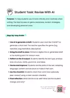 förhandsvisning - Revise With AI – Teacher & Student Instructions - sida 1