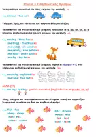 Προεπισκόπηση - Φύλλα εργασίας - Plural (Theory and Exercises) - Εξώφυλλο