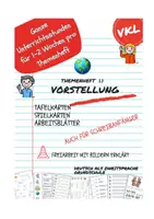 Vorschau - Arbeitsblätter - Wortschatz "Vorstellung" (Themenheft1.1) - Deckblatt