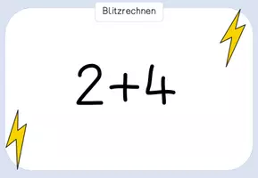 Vorschau - Präsentationen/Tafelbilder - Materialpaket Digitale Tafelbilder zum Blitzrechnen (Klasse 1) - Seite 2