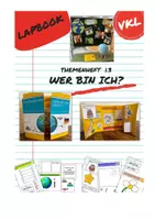 Vorschau - Mal- und Bastelvorlagen - Lapbook "Wer bin ich" (Themenheft 1.2) - Deckblatt