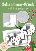 Vorschau - Unterrichtsreihen - Schablonen-Druck mit Fliegengitter | Weihnachts-Edition 🎄 - Deckblatt