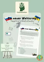 Vorschau - Arbeitsblätter - Probeprojekt "Ein neuer Weltkrieg!?" 8+9 - Deckblatt