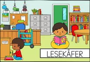 Vorschau - Arbeitsblätter - Lesepass Lesekäfer – Leseförderung & Lesemotivation | 1.–4. Klasse - Seite 1