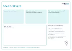 Vorschau - Arbeitsblätter - Arbeitsblatt: Ideenskizze - Seite 1
