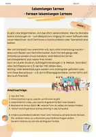 Vorschau - Stundenentwürfe - Lebenslanges Lernen - Warum wir nie aufhören zu lernen - Seite 3
