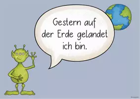 Vorschau - Präsentationen/Tafelbilder - Einführung Umstellprobe Satzglieder Klasse 3 - Seite 2
