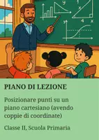 anteprima - Piani di lezione - Posizionare punti su un piano cartesiano (avendo coppie di coordinate) - Pagina di copertina
