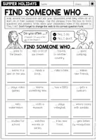 Vorschau - Arbeitsblätter - SUMMER HOLIDAYS - Find someone who ... (Bingo) - Seite 3
