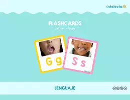 Vista previa - Tarjetas / Manipulativos - Flashcards letras y bocas - página 1