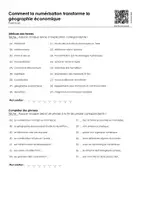 Aperçu - Feuilles d'exercices - Comment la numérisation transforme la géographie économique - Page 2