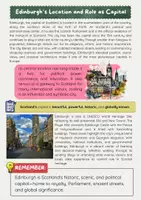 Vorschau - Arbeitsblätter - Edinburgh – Hauptstadt, Festivals und kulturelles Erbe - Seite 1