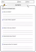 Vorschau - Arbeitsblätter - Chatbots Arbeitsblätter mit Fragen + Lösungen Technik AB - Seite 3