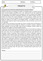 Vorschau - Arbeitsblätter - Pneumatik Arbeitsblätter mit Lösungen Natur und Technik - Seite 1