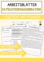 Vorschau - Arbeitsblätter - Satellitenkommunikation Arbeitsblätter mit Lösungen Natur und Technik - Deckblatt