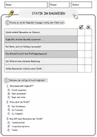 Vorschau - Arbeitsblätter - Statik im Bauwesen Arbeitsblätter mit Lösungen Natur und Technik - Seite 2