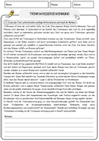 Vorschau - Arbeitsblätter - Trinkwassergewinnung Arbeitsblätter mit Lösungen Natur und Technik - Seite 1