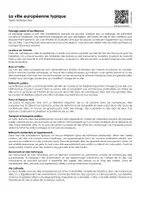 Aperçu - Feuilles d'exercices - La ville européenne typique - Page 1