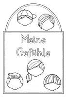 Vorschau - Arbeitsblätter - Meine Gefühle Flipbook mit Steckbriefen Klasse 3-6 - Seite 2