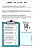 Vorschau - Stationenlernen - Das Auge - Stationsarbeit und Tafelmaterial | Unterrichtsreihe "Unsere Sinne"- Biologie 5./6. Klasse - Seite 3
