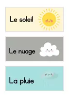 Aperçu - Apprentissages en autonomie - La meteo - Page 1