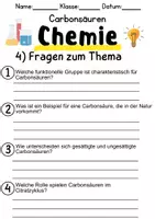 Vorschau - Unterrichtsreihen - Carbonsäuren – Informationen und Aufgaben - Seite 3
