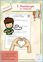 Vorschau - Anderer Materialtyp - Selbstliebe 5 Atemübungen mit Affirmationen - Deckblatt