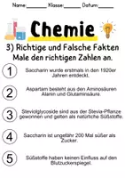 Vorschau - Unterrichtsreihen - Chemie der Süßstoffe – Informationen und Aufgaben - Seite 3