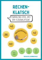 Vorschau - Stationenlernen - Rechenklatsch - Einmaleins-Spiel mit der Fliegenklatsche - Deckblatt