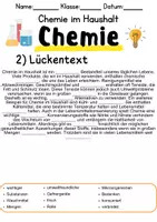 Vorschau - Unterrichtsreihen - Chemie im Haushalt – Informationen und Aufgaben - Seite 1