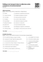 Aperçu - Feuilles d'exercices - Politique de transport dans le dilemme entre croissance et environnement - Page 2