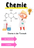 Vorschau - Unterrichtsreihen - Chemie in der ForensikChemie in der Forensik – Informatione - Deckblatt