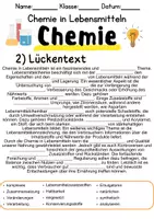 Vorschau - Unterrichtsreihen - Chemie in Lebensmitteln – Informationen und Aufgaben - Seite 1