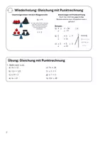 Vorschau - Arbeitsblätter - Wiederholung Klasse 8 - Gleichungen - Seite 2