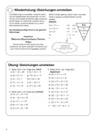Vorschau - Arbeitsblätter - Wiederholung Klasse 8 - Gleichungen - Seite 3