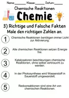 Vorschau - Unterrichtsreihen - Chemische Reaktionen – Informationen und Aufgaben - Seite 2