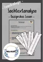 Vorschau - Merkblätter - Umgang mit Sachtexten - reziprokes Lesen - Lesestrategie - Deckblatt