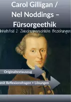 Vorschau - Arbeitsblätter - Carol Gilligan / Nel Noddings - Fürsorgeethik - Deckblatt