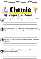 Vorschau - Unterrichtsreihen - Chemische Thermodynamik Informationen und Aufgaben - Seite 3